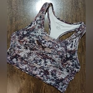 Sports Bra/Tank, Size L, Grey and Purple